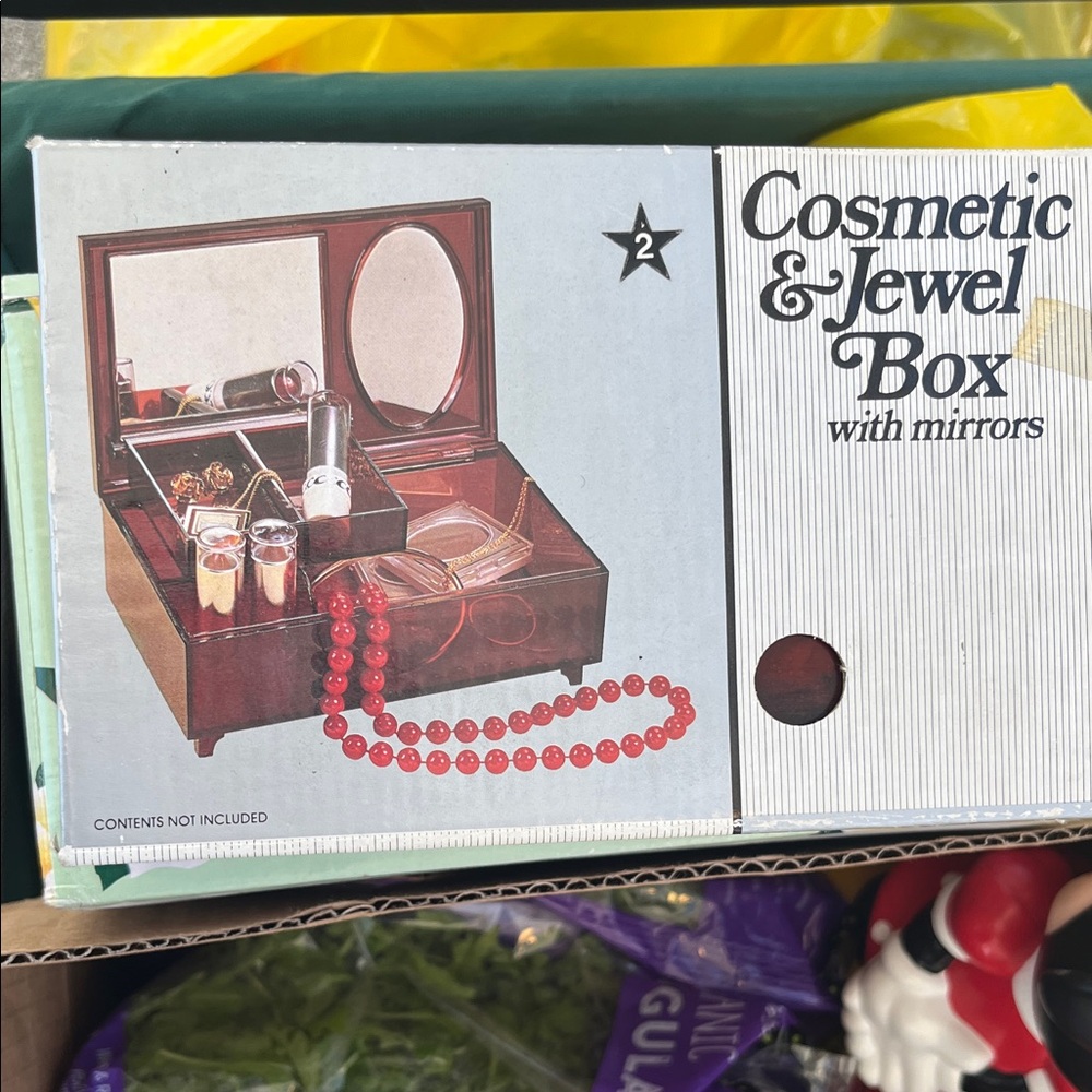 Cosmetic & Jewel Box with Mirrors